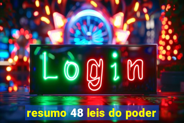 resumo 48 leis do poder